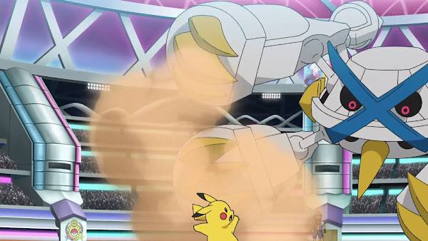 Pokémon Viajes Capitulo 118: ¡Ash va a la batalla! ¡Contra Steven!