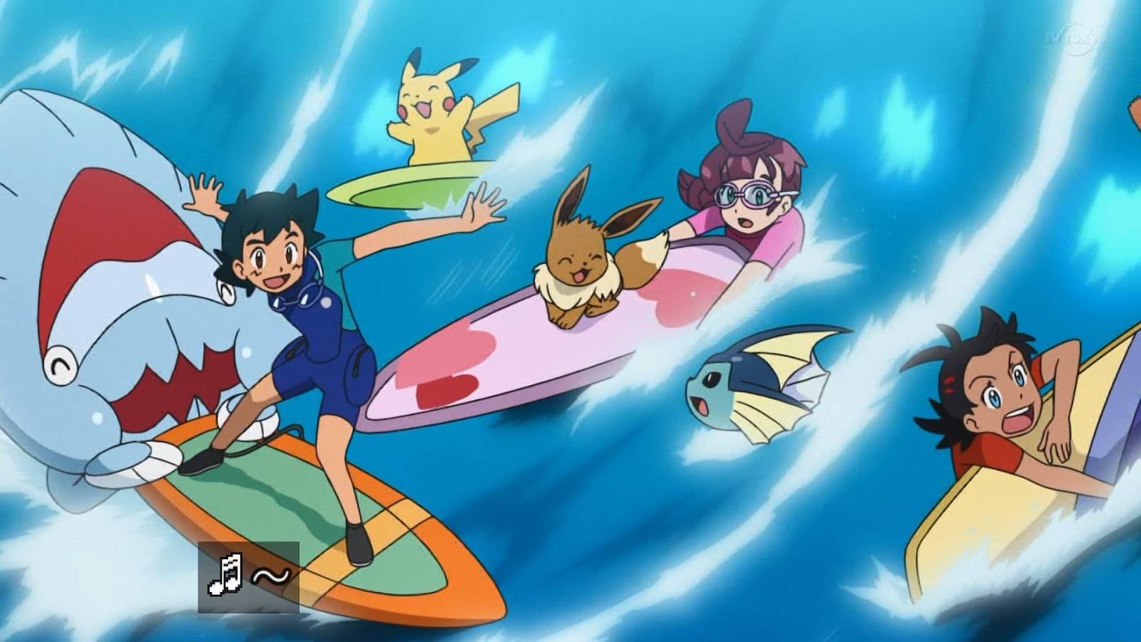 Pokémon viajes maestros capitulo 15: ¡En la tierra, en el mar y hacia el futuro!