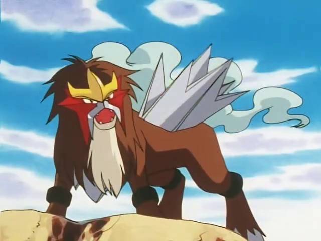 Capitulo 50 Temporada 5: Entei, El Pokémon Legendario