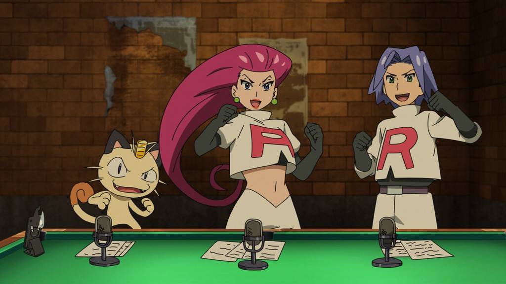 Pokémon Viajes Capitulo 106: ¡Un nuevo espectáculo! ¡Radio del Reino Encubierto del Equipo Rocket!