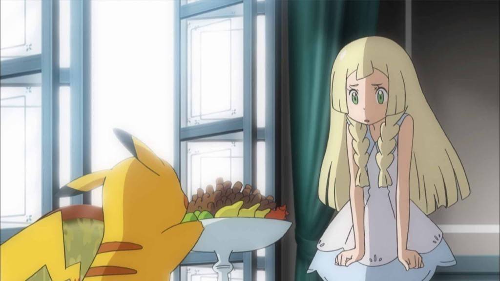 Capítulo 30 Sol y Luna: ¡Lillie, Cuida bien de Pikachu!