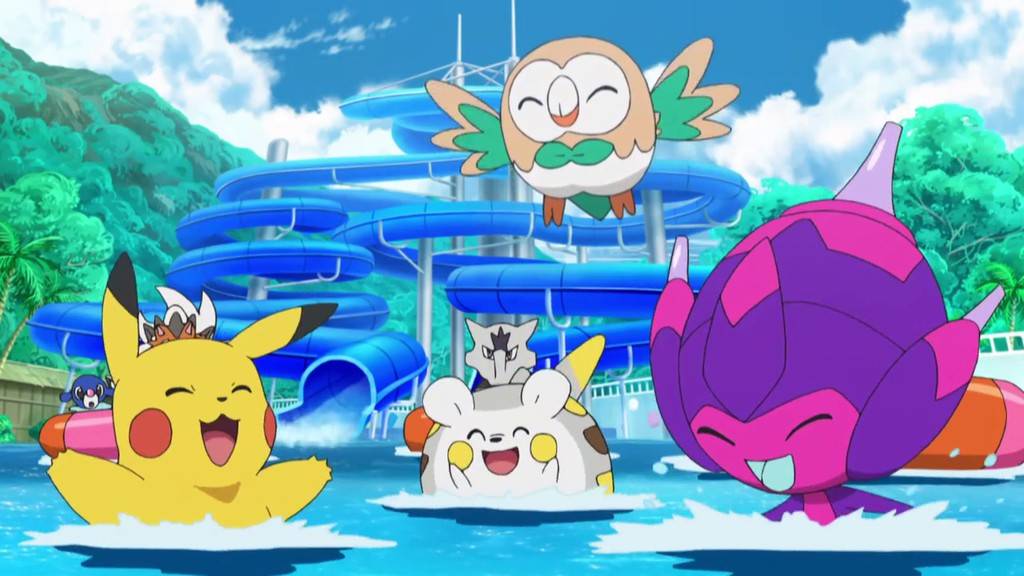 Capitulo 86 Sol y Luna: ¡Elijo Aquí! ¡El Paraíso de las Aguas Termales Pokémon!