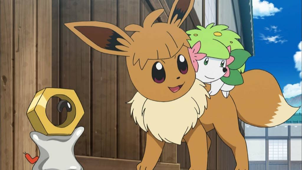 Capitulo 117 Sol y Luna: ¡Shaymin, Meltan y Nagisa! ¡Pequeños Exploradores Perdidos!